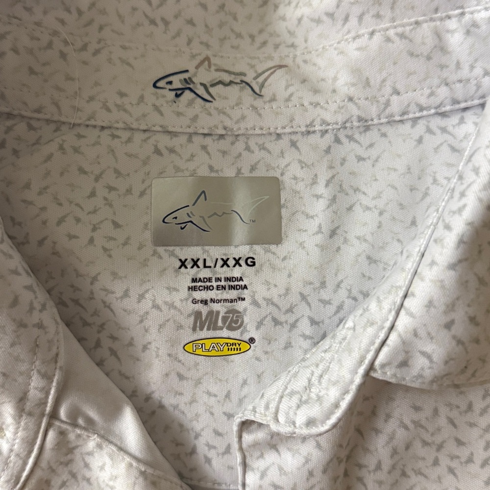 Greg Norman Collection Subtle Patterned Polo Shirt - image 2